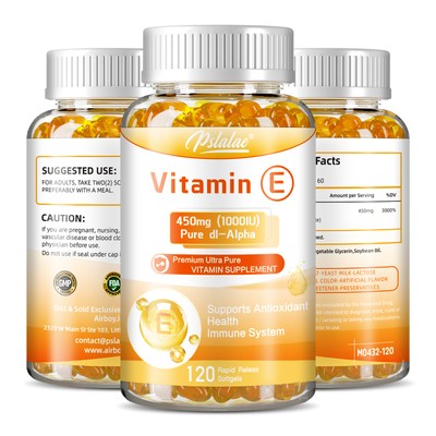 Vitamin E 450mg - Anti-Aging, Antioxidant & Immune Support, Skin & Eye Health