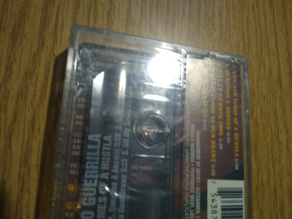 GHETTO GUERRILLA Life & Times Of A Hustla SEALED Rap Tape West Coast G-Funk 1993 — 第 4/4 张图片