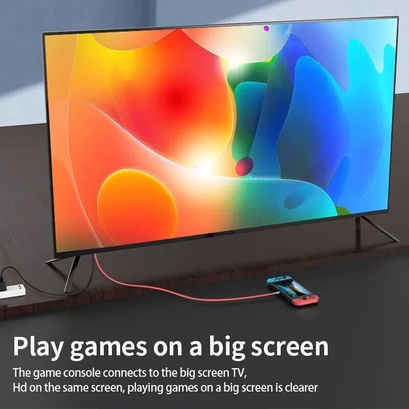 Nintendo Switch Portable 4K Docking Station TYPE-C Hub with HDMI USB 3.0 Gaming - Image 4 of 4