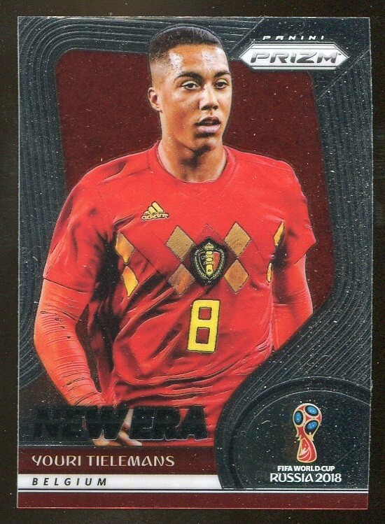 YOURI TIELEMANS RC 2018 Panini Prizm World Cup #NE-3 New Era Rookie - Qty