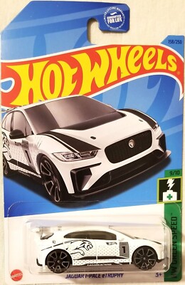 Hot Wheels - 2023 HW Green Speed 9/10 Jaguar I-Pace eTrophy 158