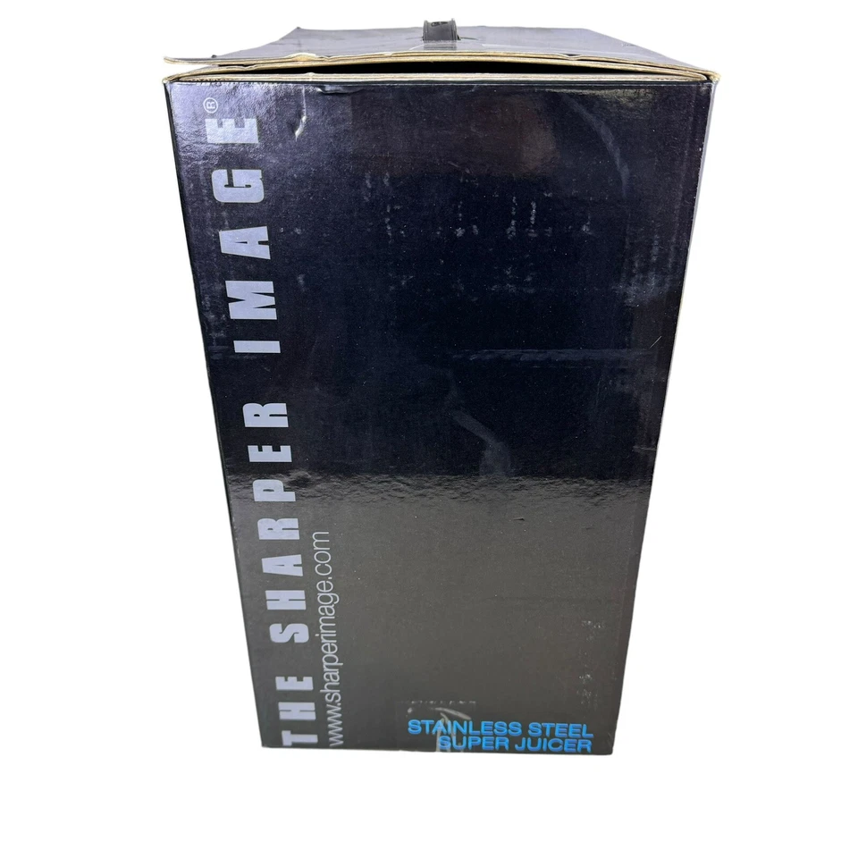 Nuevo en caja The Sharper Image Super Juicer 700 vatios acero inoxidable 8021 SIBLJ Foto 4 de 4