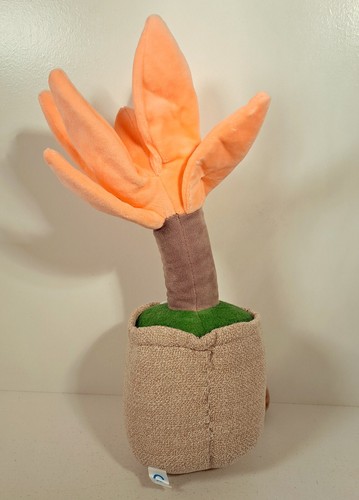 Pink Plush Flower Pot Succulent Tree Happy Plant Doll Stuffed Desk Window Decor - Picture 4 of 4