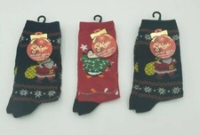 Women's Christmas Fuzzy Socks 3-Pair New with Tags