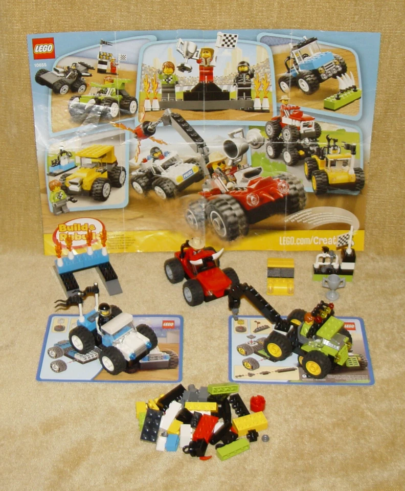 LEGO Creator Set 10655 Monster Trucks with 3 Card Instructions & Poster & Box, photo 2 of 5