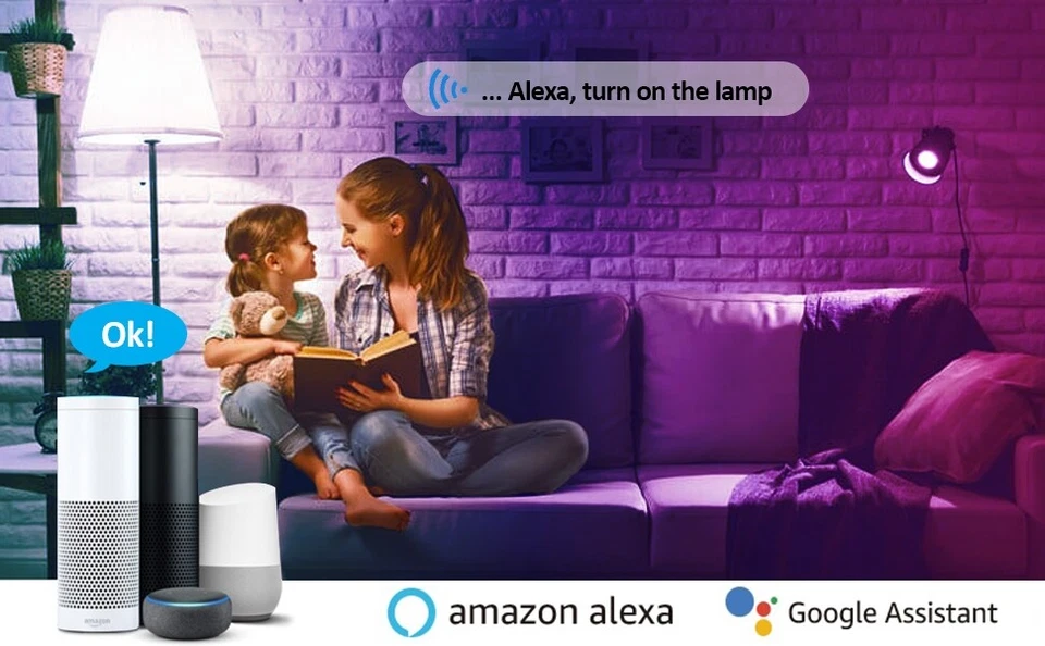 Auraglow 2.4GHz RF Remote Control Colour Changing RGB GU10 Lamps LED Light Bulbs - Image 3 of 4