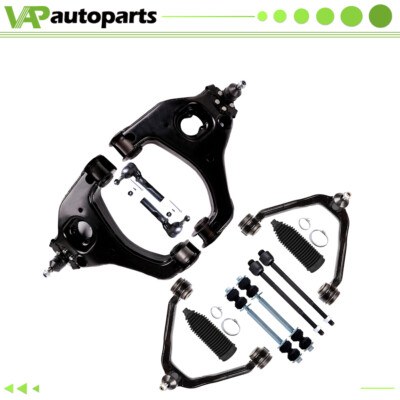 Control Arm w Ball Joints Tie Rod End Sway Bar For Chevrolet Silverado 1500 GMC