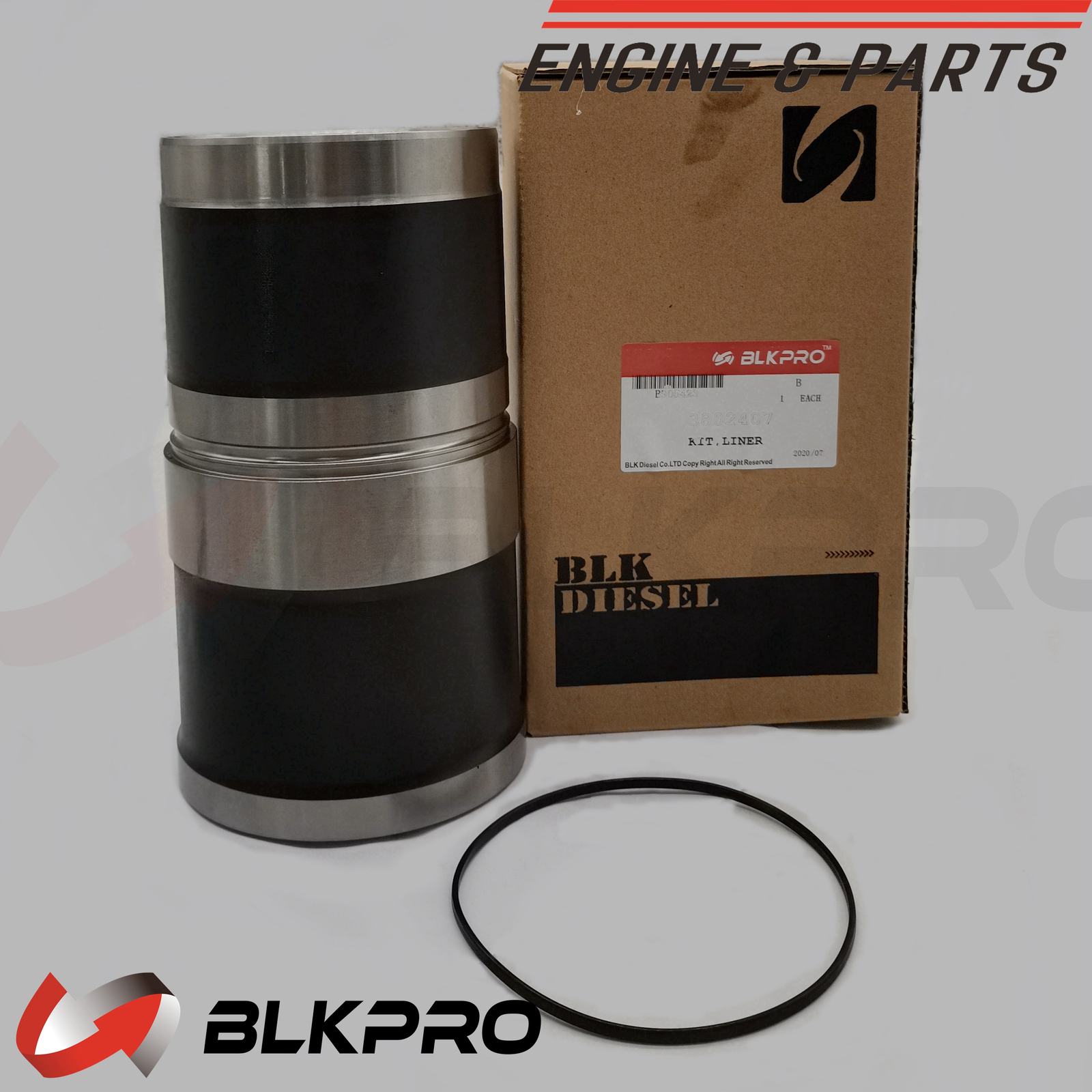 6* New Kit Liner For Cummins Engine Parts 6CT 6C8.3 3802370 3802088 ...