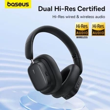 wireless headphones bluetooth 5.3 stereo hifi music with rotating noise