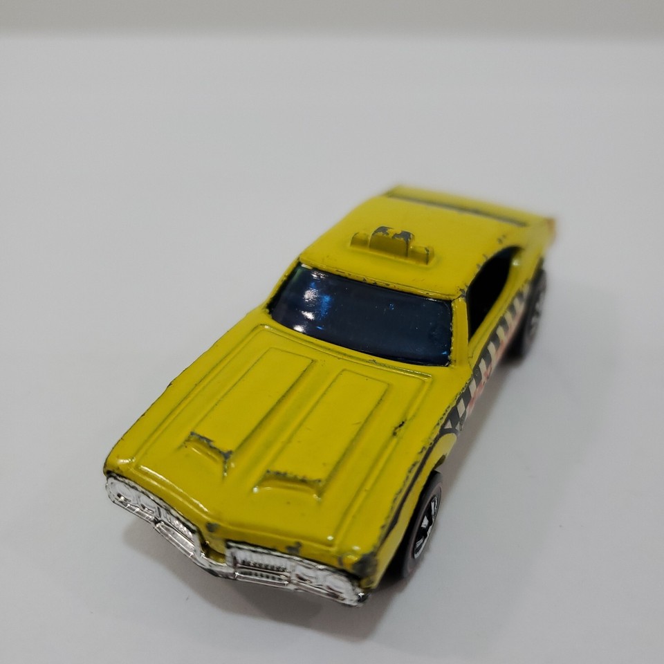 1969 Hot Wheels Maxi Taxi Redline Vtg Mattel Olds 442 Yellow eBay