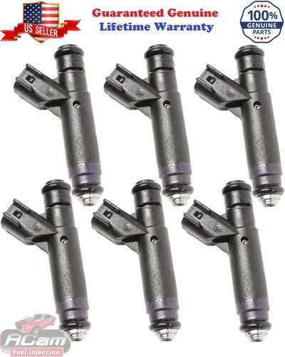 Set Of 6 Genuine Siemens Remanufactured Fuel Injectors For Ford Taurus 3.0L V6