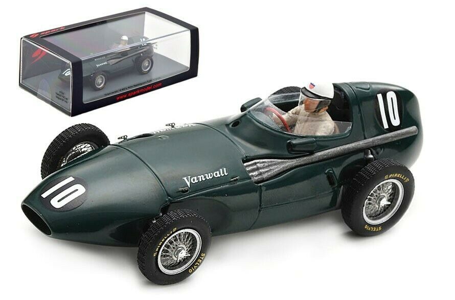 Idée cadeau collectionneur : réplique Vanwall VW2 Spark S7203 Harry Schell 1/43