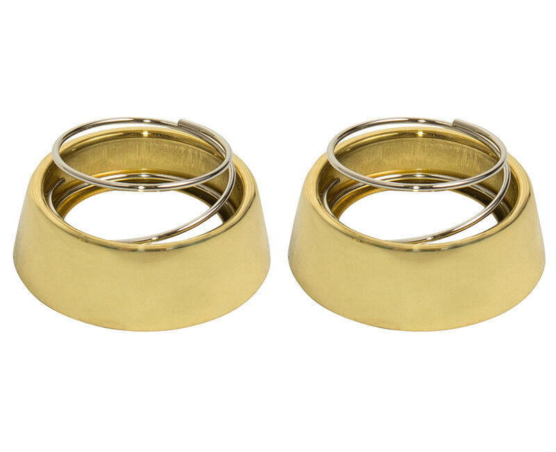 Em-D-Kay 2 Polished Brass Cylinder Collar With Spring For Iron G