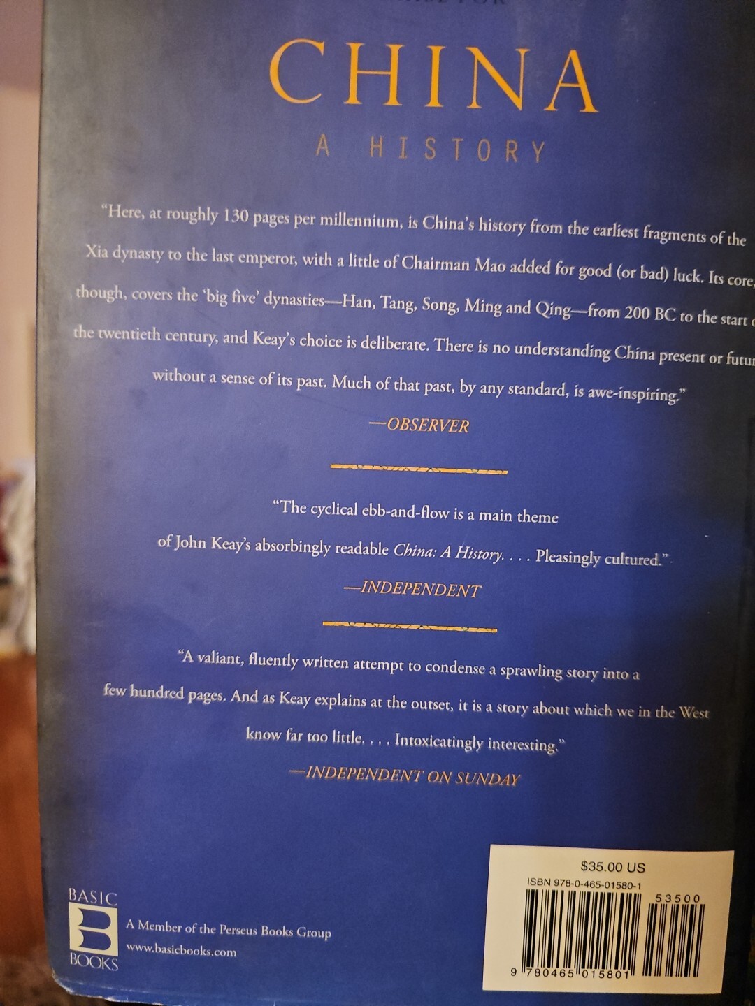 China A History by John Keay (2009, Hardcover) 9780465015801 eBay