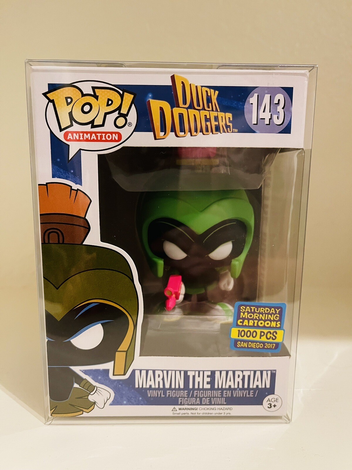 Marvin The Martian #143 Sdcc Exclusive 1000Pcs Looney Tunes Duck Dodgers Funko