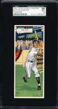 1955 Topps Double Headers #71/72 Gair Allie/Grady Hatton - SGC 96 Unperforated!