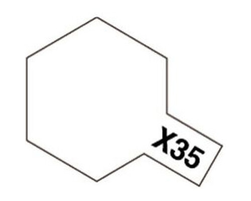 Tamiya 81535 Glossy Acrylic Paint X35 Semi Gloss Clear (10ml) modellismo
