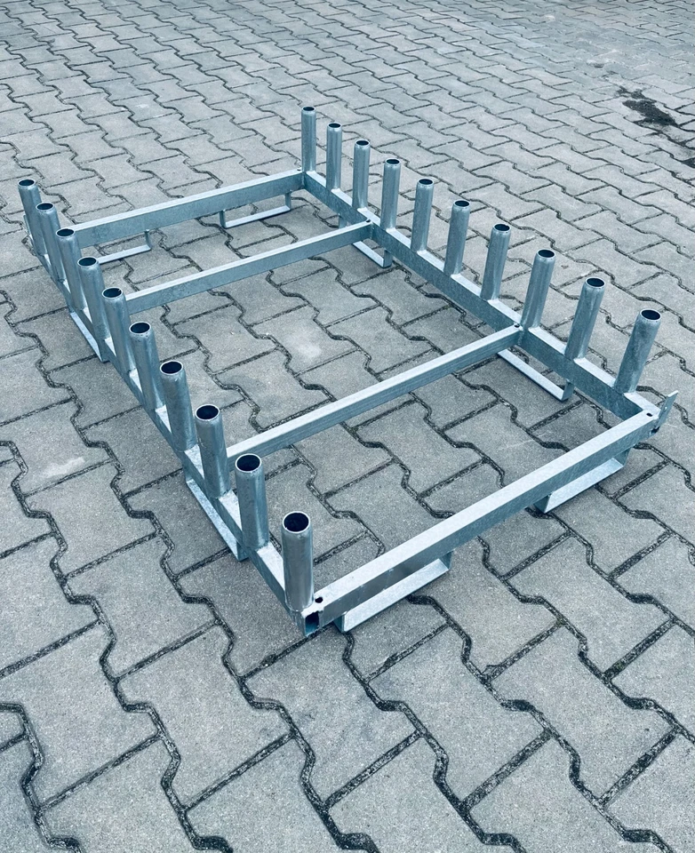 Stellrahmenpalette Zapfenpalette Rahmenpalette Gerüstpalette für 20 Rahmen! - Bild 2 von 3