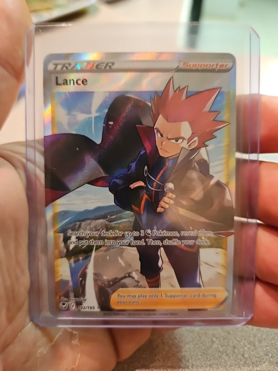 Lance - Full Art - Silver Tempest 192/195 SR Pokemon TCG Card