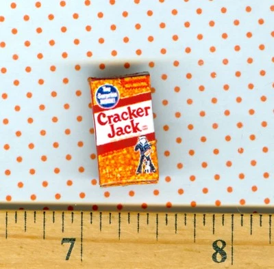 Dollhouse MINIATURE Size Caramel Popcorn Box # C J