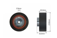 NTY Spannrolle Keilrippenriemen FÜR Land Rover Freelander I 1.8/2.0D 02.98-
