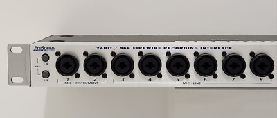 PreSonus Firepod FireWire Audio Interface FP10 Studio Recording 24