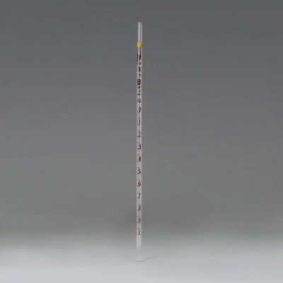 Pyrex Color-Coded Mohr Pipet, 1 mL, with 0.01 mL Graduated Interval