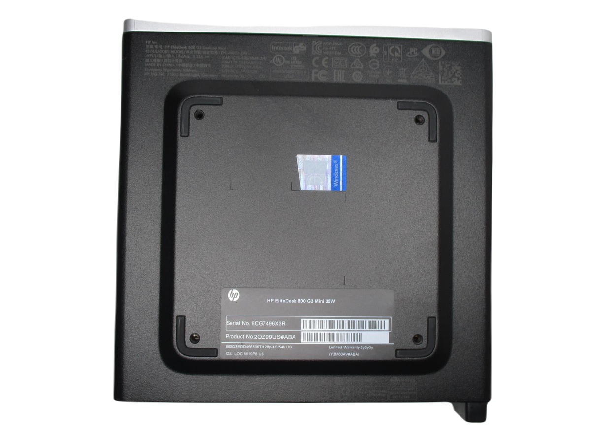 HP EliteDesk 800 G3 DM Mini Computer i5-6500T 2.5Ghz 4C 8GB