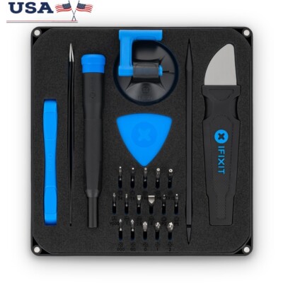 Essential Electronics Toolkit Repair Smartphones Tablets Gaming Magnetic Case US