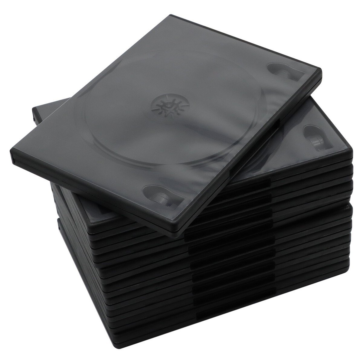Lots Standard 4-Discs DVD Storage Replacement Cases Flip