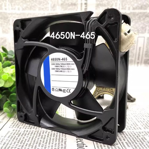 Used tested ebmpaps 4650N-465 120X120X38mm 230V metal axial flow cooling fan - Afbeelding 5 van 9