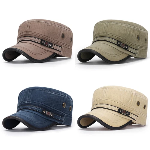 Military Army Cap Unisex Segeltuch Basecap Kappe Mütze Wandern-Sport Verstellbar - Bild 3 von 23