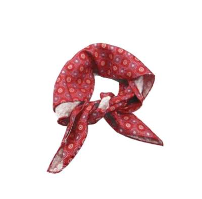 FOULARD UOMO FUXIA DIS CERCHIETTO MAN FAZZOLETTO DA COLLO SETA
