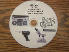 Alan audio schematics owner service manuals on 1 dvd in pdf format 