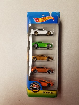 hot wheels exotics 5 pack 2017