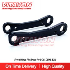 Vitavon LOSI DBXL E2.0 CNC alluminio 7075 perno cerniera anteriore supporto LOS254029 nero