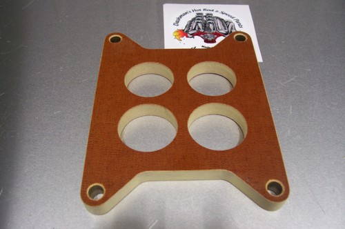 Para Early Carter AFB Aislador Fenólico Espaciador 4 Barriles Carb Riser 1957-1964 1/2 - Imagen 3 de 4