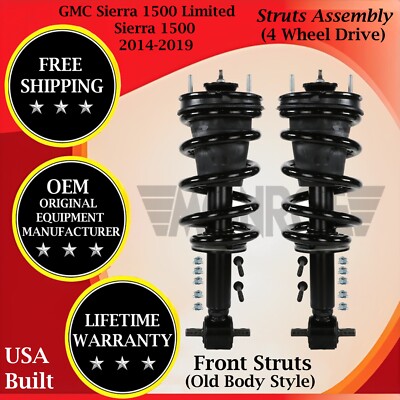 Monroe OEM Front Struts For 2014-2019 GMC Sierra 1500/Sierra 1500 Limited 4WD