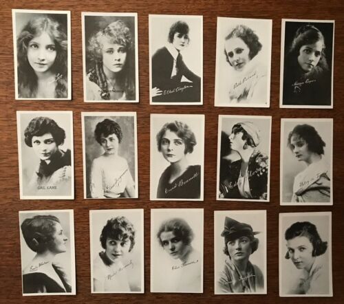 Foto incisione Kromo anni '10 di set stelle quadro, Douglas Fairbanks, Bessie Love - Foto 5 di 14