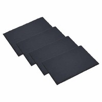 Set Of Master Class Artesà Slate Placemats / Plates 30 X 20 Cm (4) Home Househo Set Of Master Class Artesà Slate Placemats / Plates 30 X 20 Cm (4) Home Househo
