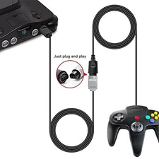 N64 6ft Controller Extension Cable Cord Nintendo Joystick
