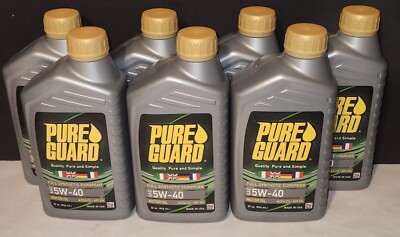 SAE 5W40 EURO Full Synthetic ATF  ACEA C3-16 & API SN/CF DIESEL & GAS (7 Quarts)