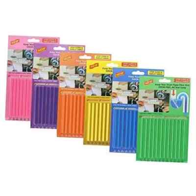 New Sani Sticks Drain Cleaner And Deodorizer 72 pack (Color Set 6) Best Deal USA