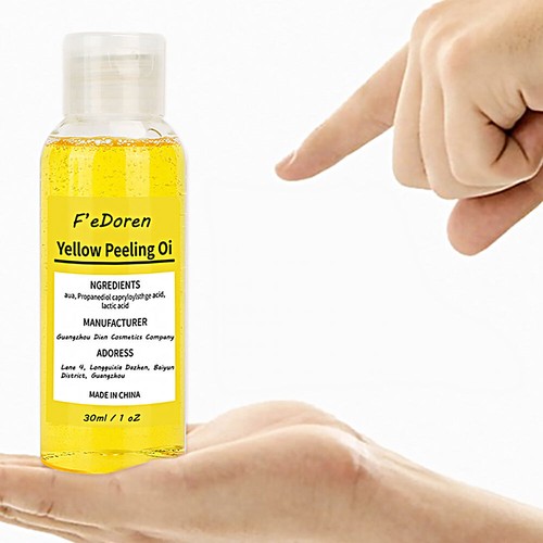 Super Strength Yellow Peeling Oil Lightening Exfoliating Body Whitening Skin #T - Picture 5 of 10
