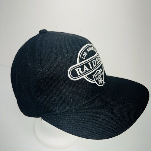 VTG 1990s Los Angeles Raiders Sports Specialties Circle Logo Snapback Hat Wool - Picture 4 of 12