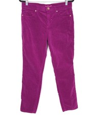 Lilly Pulitzer Pants Size 12 South Ocean High Rise Plush Bordeaux Berry 008076
