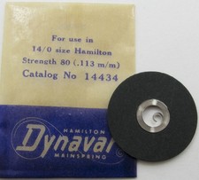 Hamilton caliber 14/0s 14434 strength 80 Watch T end Mainspring x1 white alloy