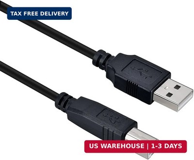 Midi Controller Cable USB 2.0 Type-A to Type-B Printer Cable Cord for Audio Inte