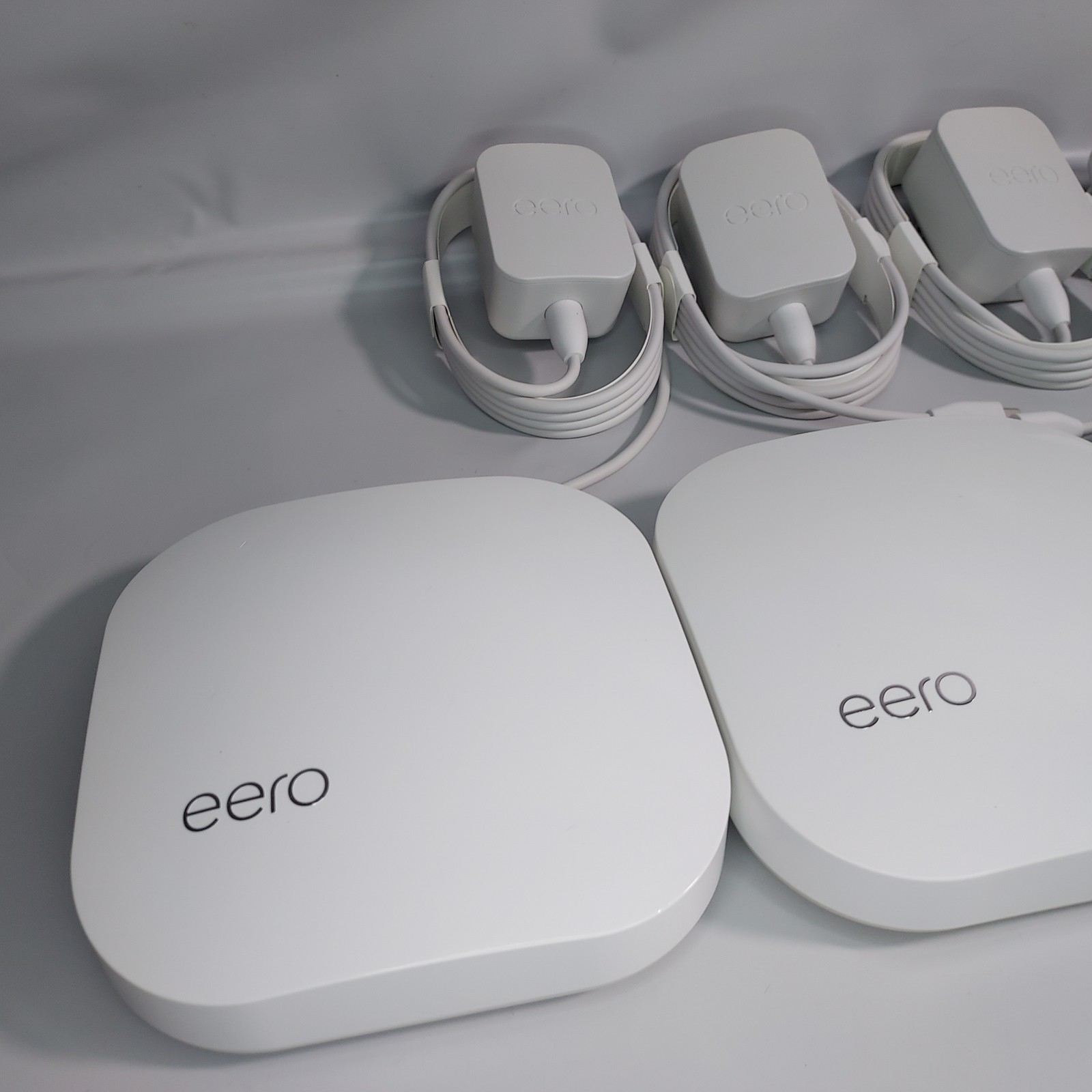 LOT OF 4 Eero Pro 2nd Generation B010001 AC Mesh Routers - Tested & Working! 
