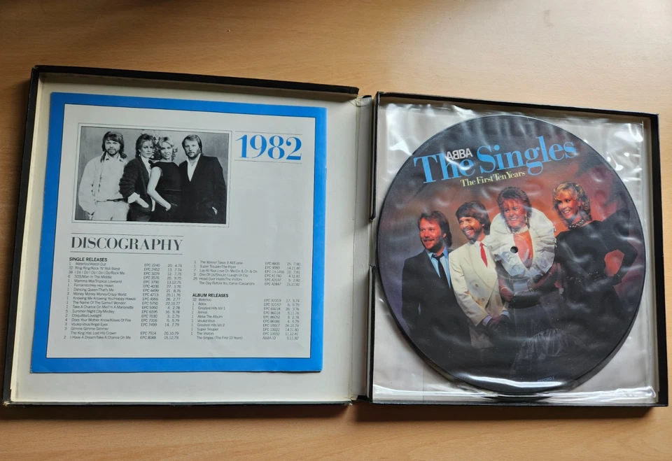 ABBA The Singles The First Ten Years UK Picture Discs Box Set ABBOX 2 limited - Bild 4 von 4
